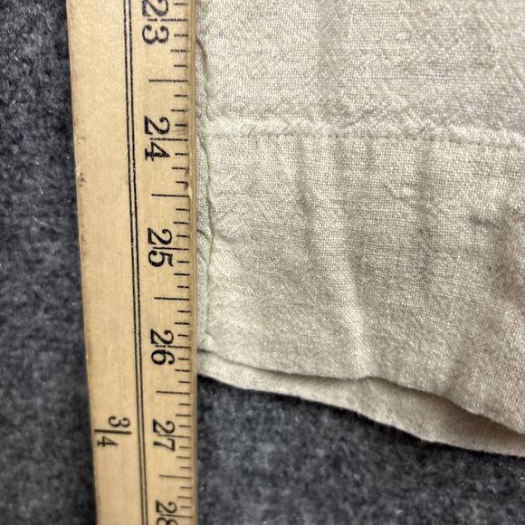 Abercrombie & Fitch Pants Womens Size M Beige Linen Blend Lined Lagenlook - Picture 7 of 11